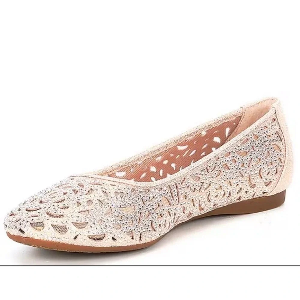 Alex Marie Altana Rose Gold Flats (Size 8.5)